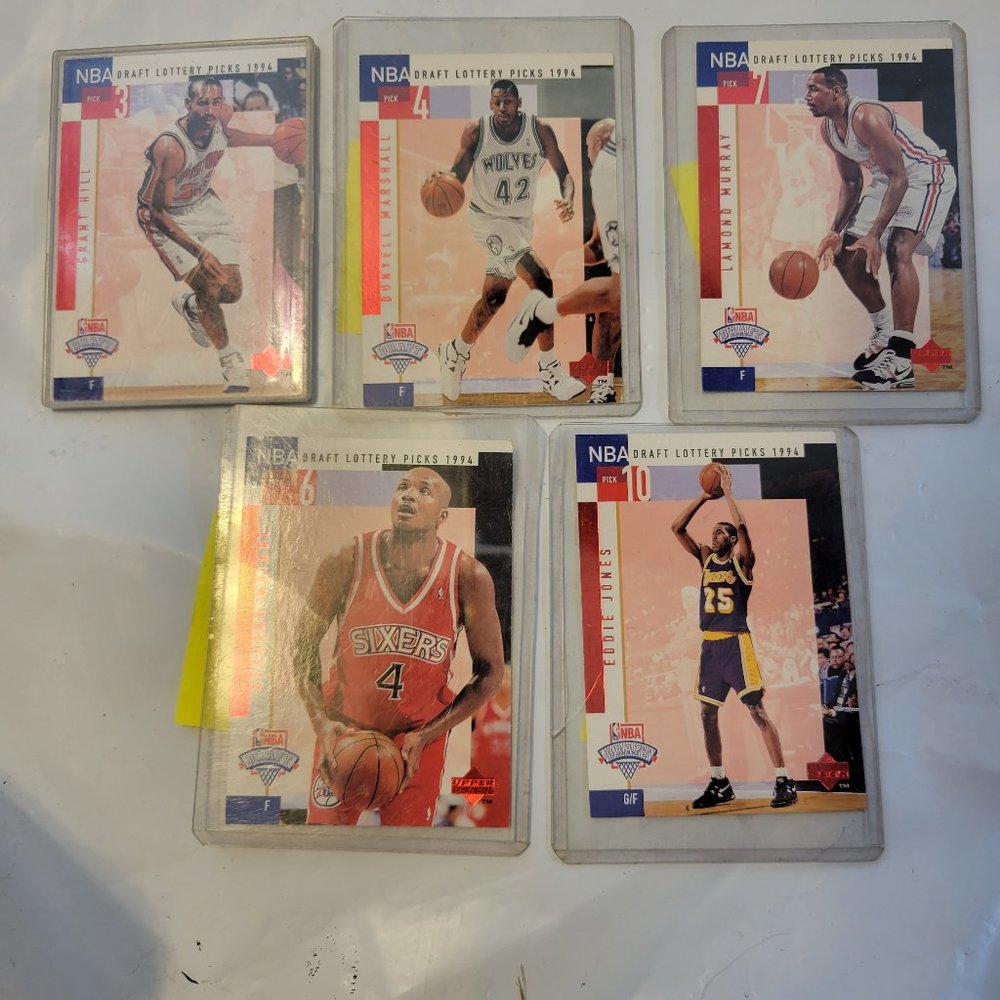 NBA Basketball Cards in Plastic Cases  -- ITEM #742